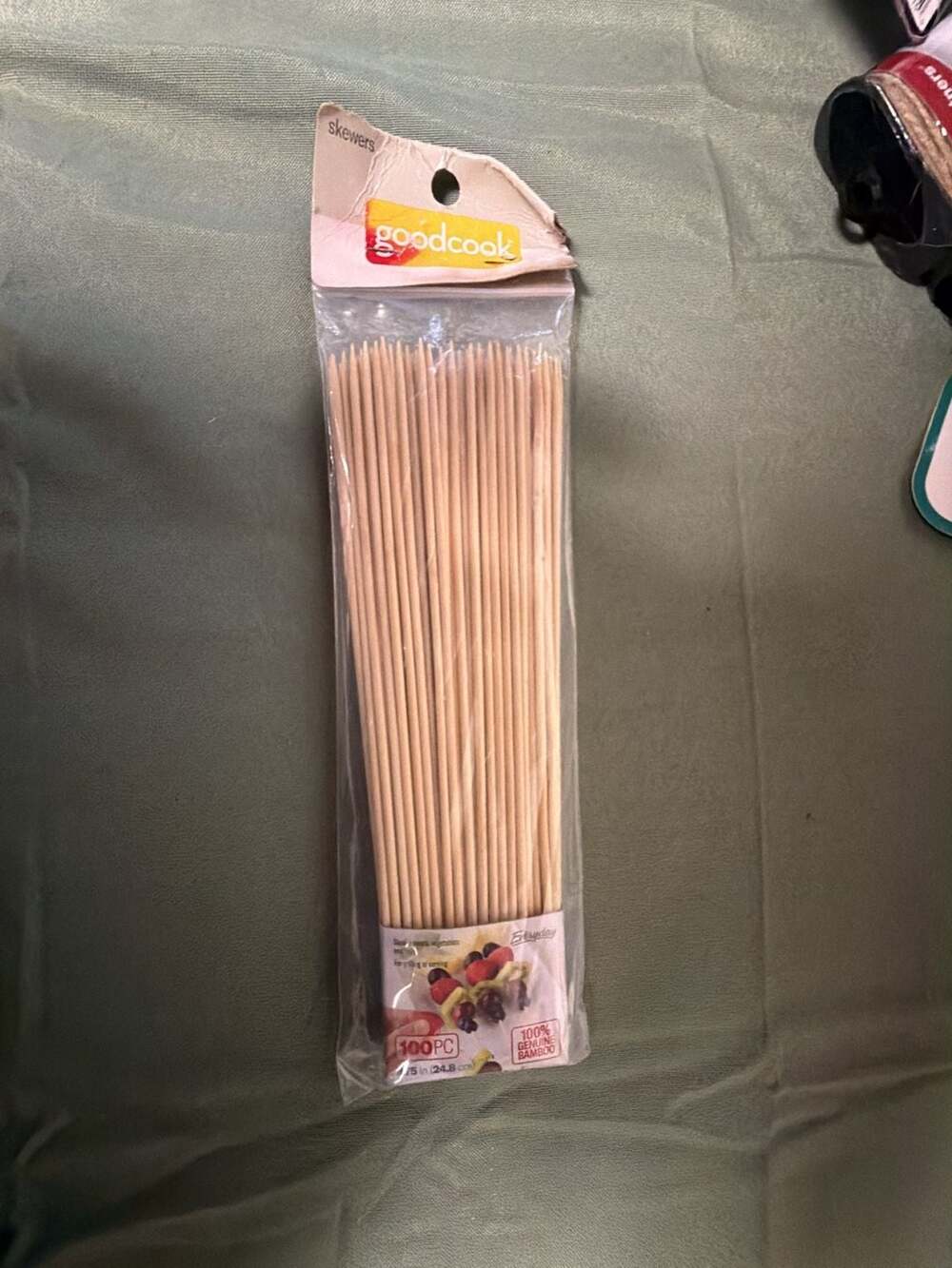 GoodCook Bamboo Skewers 9.75 Inch, 100 Count